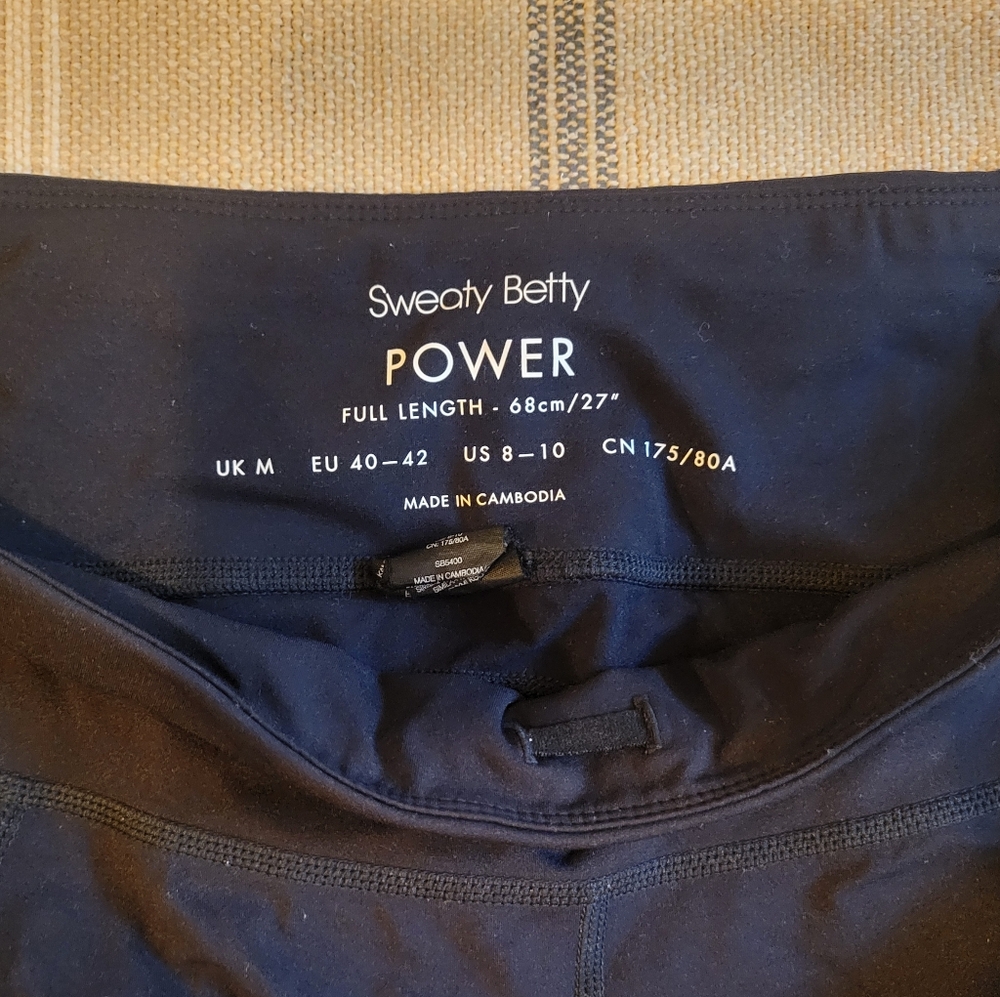 NWOT Size M Sweaty Betty Power Full-Length Leggings